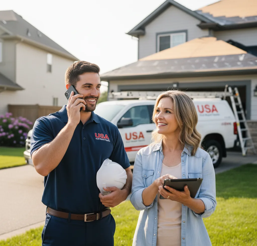 USA Roof Repair Experts customer support in Upper Darby